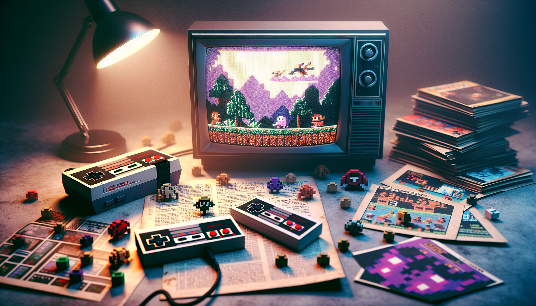 ¿Jugamos?: homenaje a los videojuegos retro en cromo