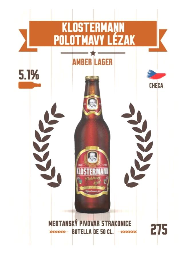 Klostermann Polotmavy Lézak Klostermann Polotmavy Lézak