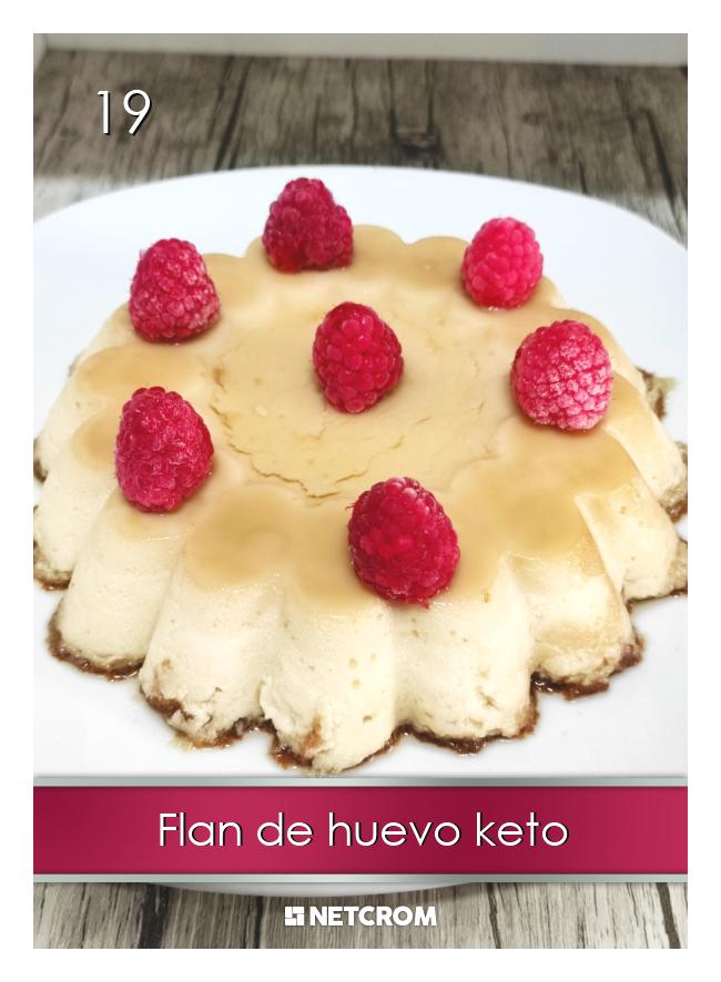 Flan de huevo keto Flan de huevo keto