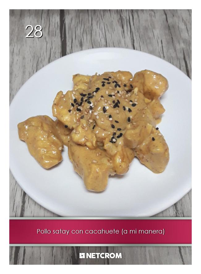 Pollo satay con cacahuete (a mi manera) Pollo satay con cacahuete (a mi manera)