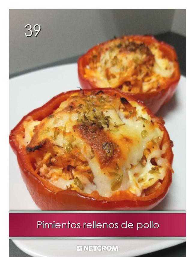 Pimientos rellenos de pollo Pimientos rellenos de pollo