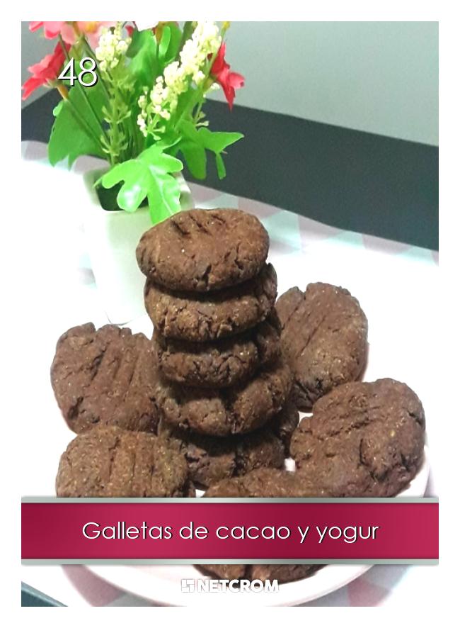 Galletas de cacao y yogur