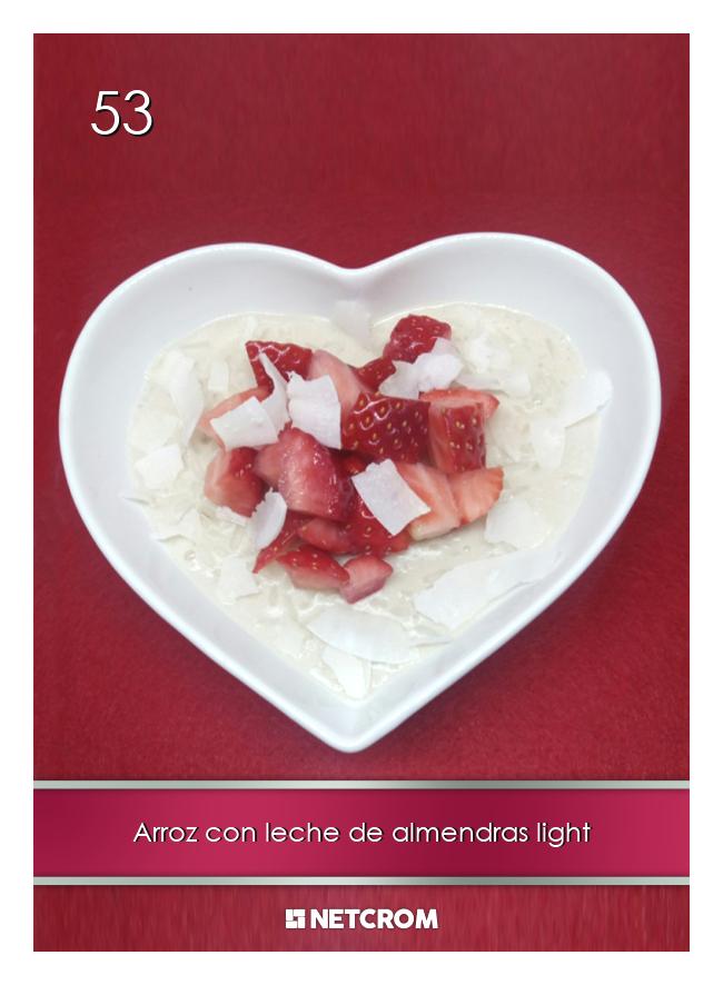 Arroz con leche de almendras light Arroz con leche de almendras light