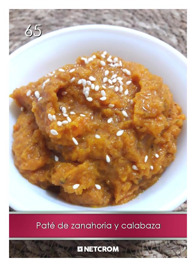 Paté de zanahoria y calabaza