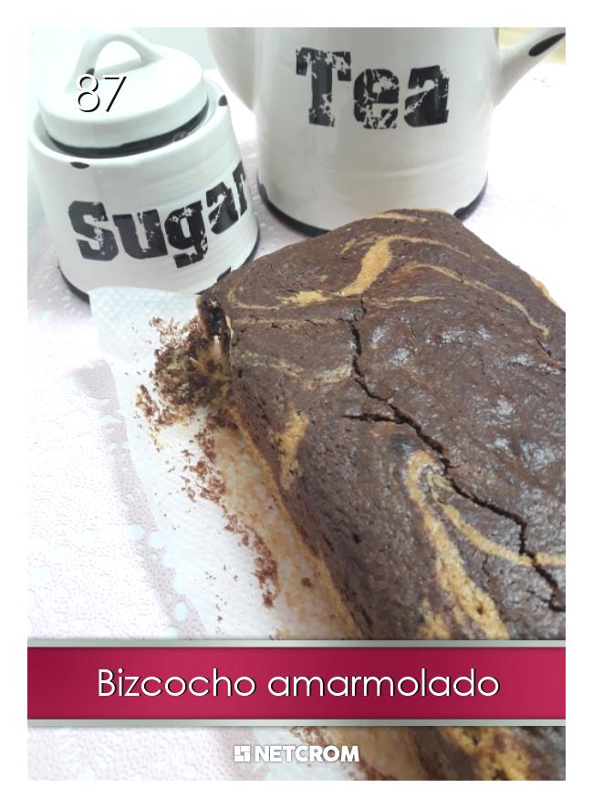 Bizcocho amarmolado