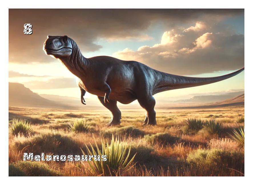 Melanosaurus Melanosaurus